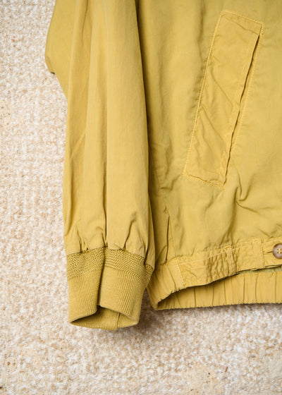 YELLOW RED ROUNDED LINE COTTON BLOUSON SS1985 - MEDIUM