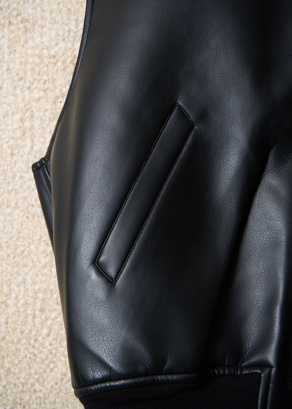 HOMME PLUS BLACK FAUX LEATHER REVERSIBLE QUILTED ZIP GILET AW1989 - SMALL
