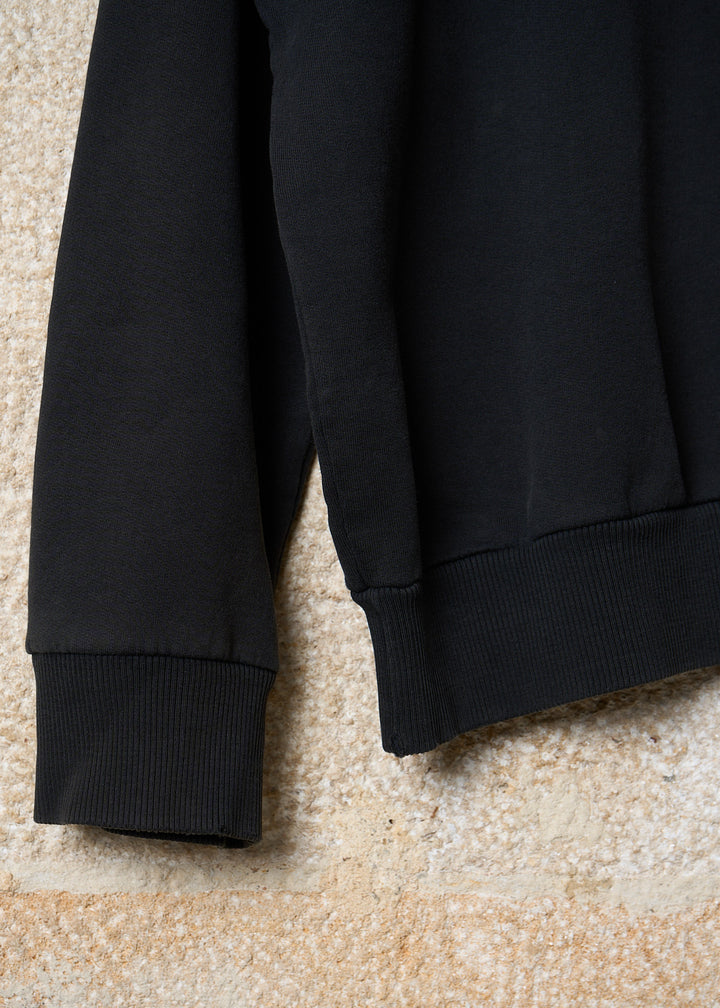 BLACK FRENCH TERRY QUARTER ZIP 1990'S - MEDIUM – The BLACK FRENCH TERRY QUARTER ZIP 1990'S - MEDIUM – The