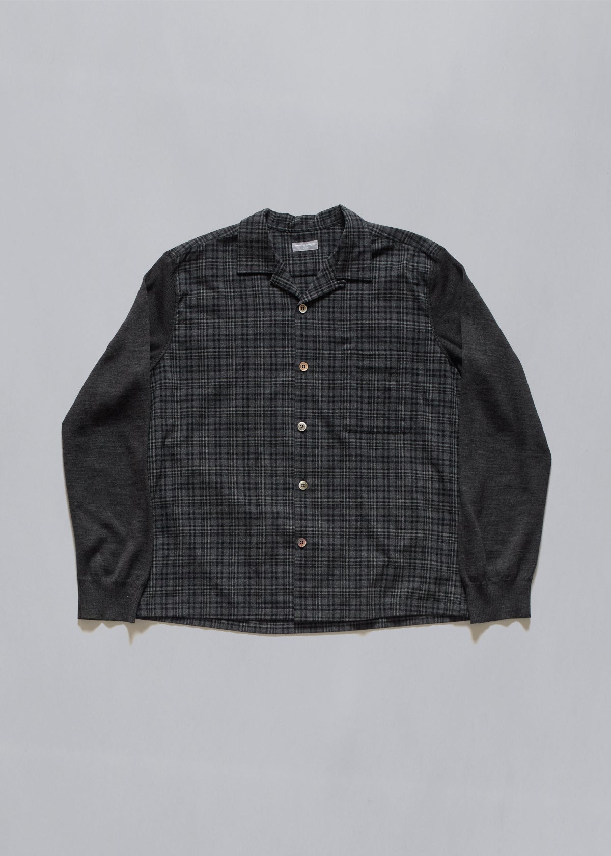 Homme Wool Checkered Shirt 2002 - Medium - The Archivist Store