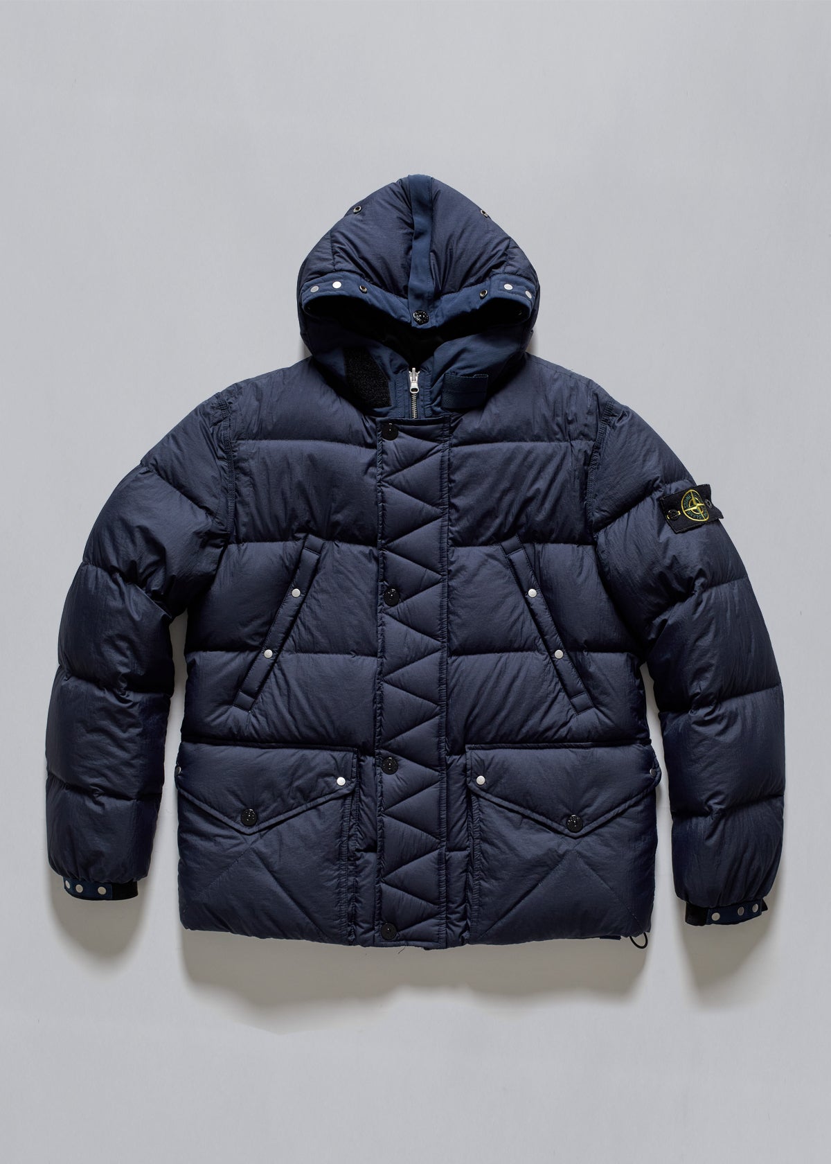 Reversible Goose Down Jacket Navy AW2010 - Large - The Archivist Store