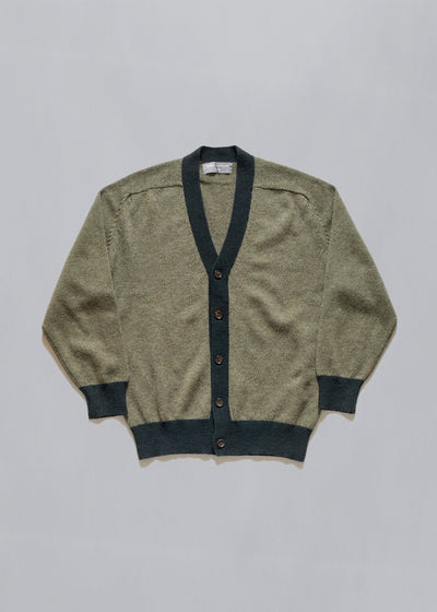Homme Two Tones Wool Cardigan 1980's - Large - The Archivist Store