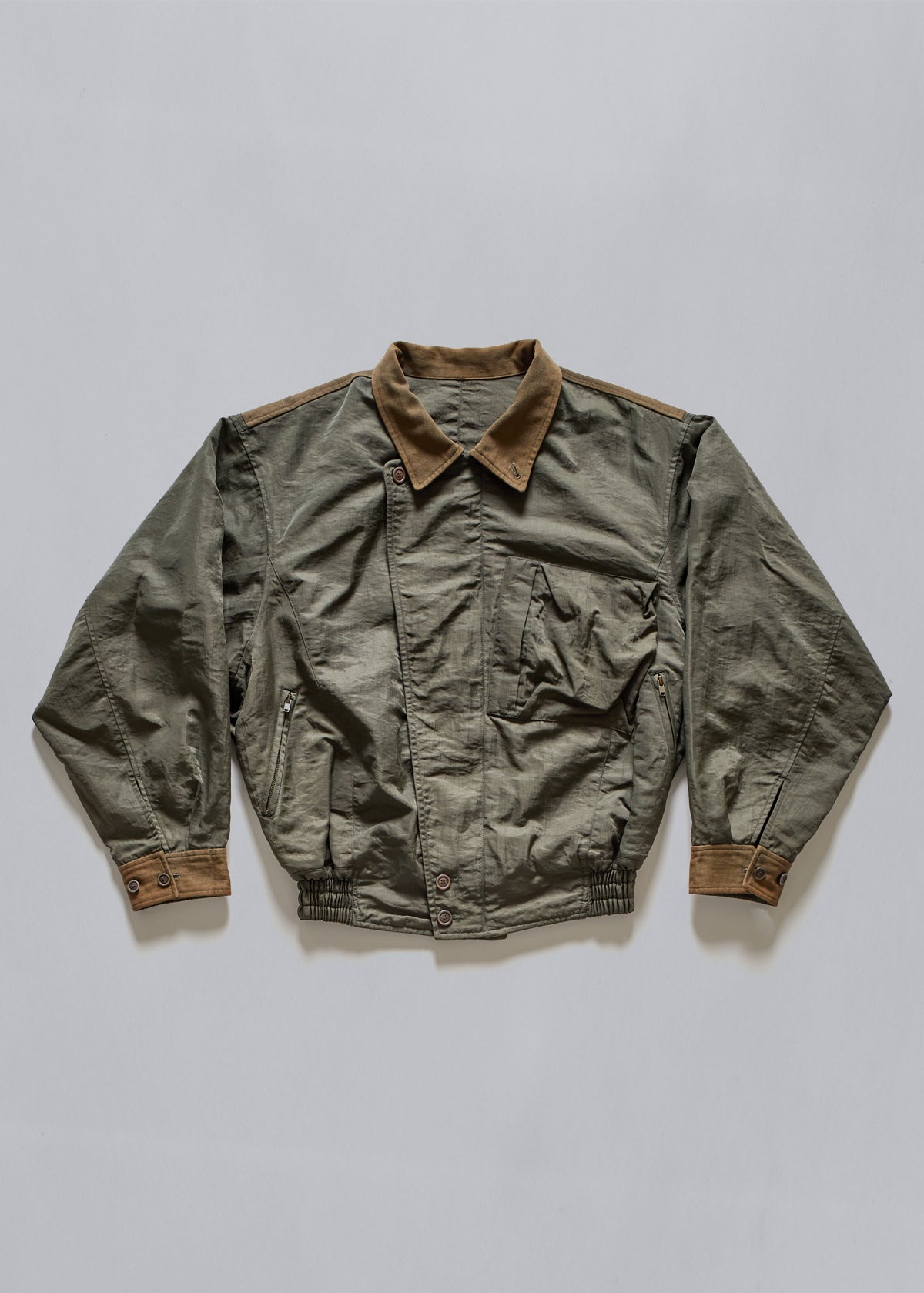 Reversible Asymmetrical Bomber Jacket 1980's - Medium - The Archivist Store