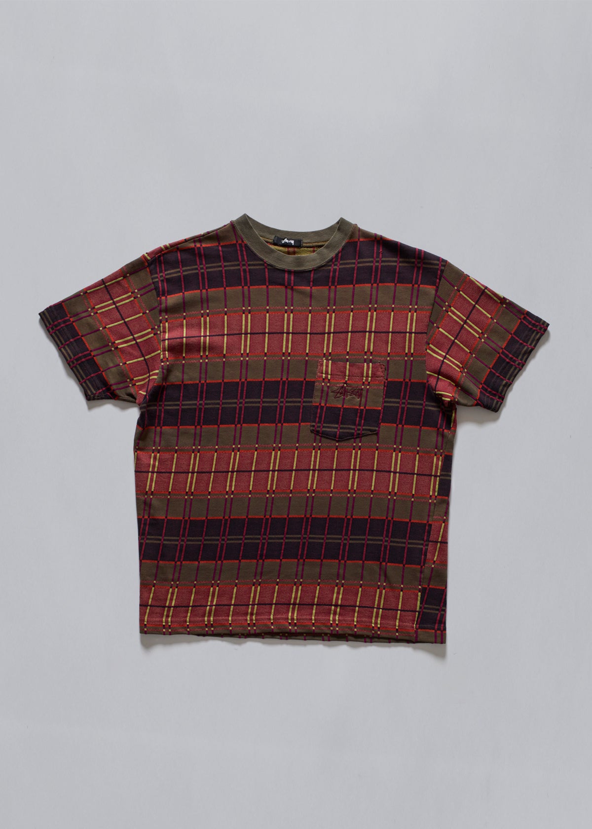 Checkered Weaved T-Shirt 1990 - Large - The Archivist Store
