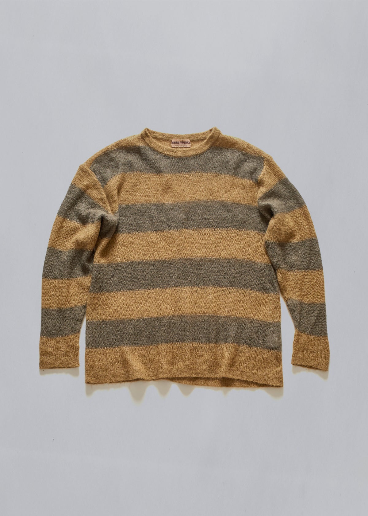 Mohair Striped Knit 1970's - Medium - The Archivist Store