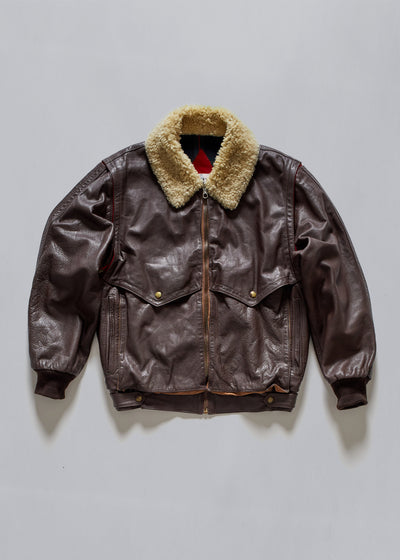 Modulable Leather Jacket AW1982 - 48IT - The Archivist Store