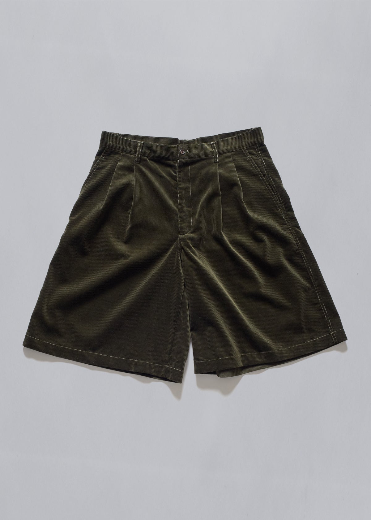 Shirt Wide Corduroy Shorts SS2020 - Large - The Archivist Store