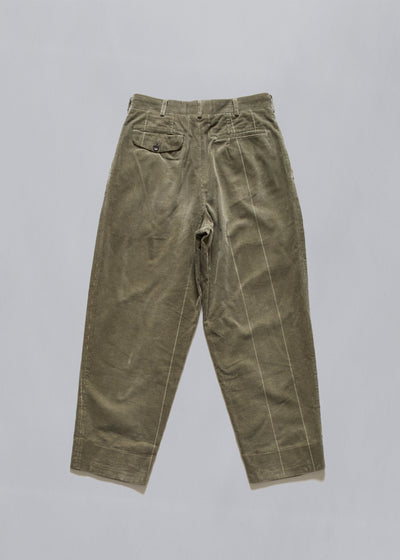 Homme Corduroy Relaxed Pants 1998 - Small - The Archivist Store