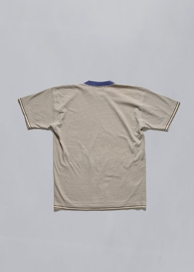 Marina Striped Tee Green SS1987 - Large - The Archivist Store