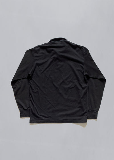 Homme - Medium Perforated Zip Polo Shirt 2004 -  Medium - The Archivist Store
