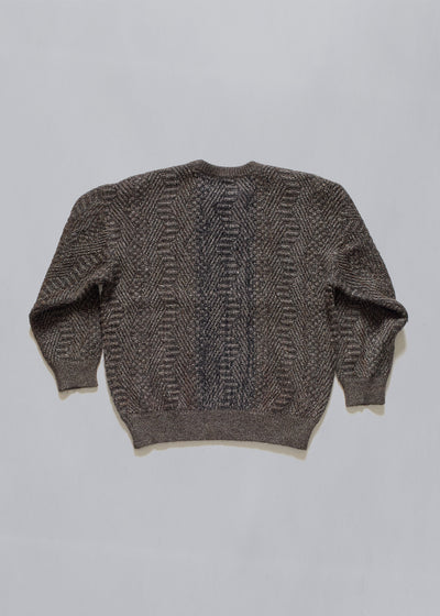 Textured Wool Knit 1980's - Large - The Archivist Store