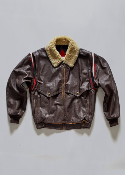 Modulable Leather Jacket AW1982 - 48IT - The Archivist Store