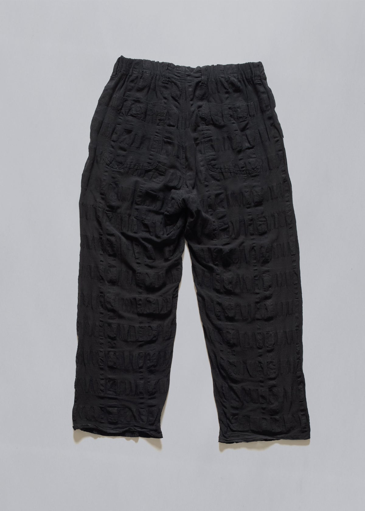 Textured Linen Pants 2000's - Small - The Archivist Store
