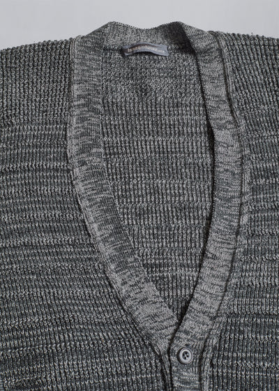Stripped Cardigan 1980's - Large - The Archivist Store