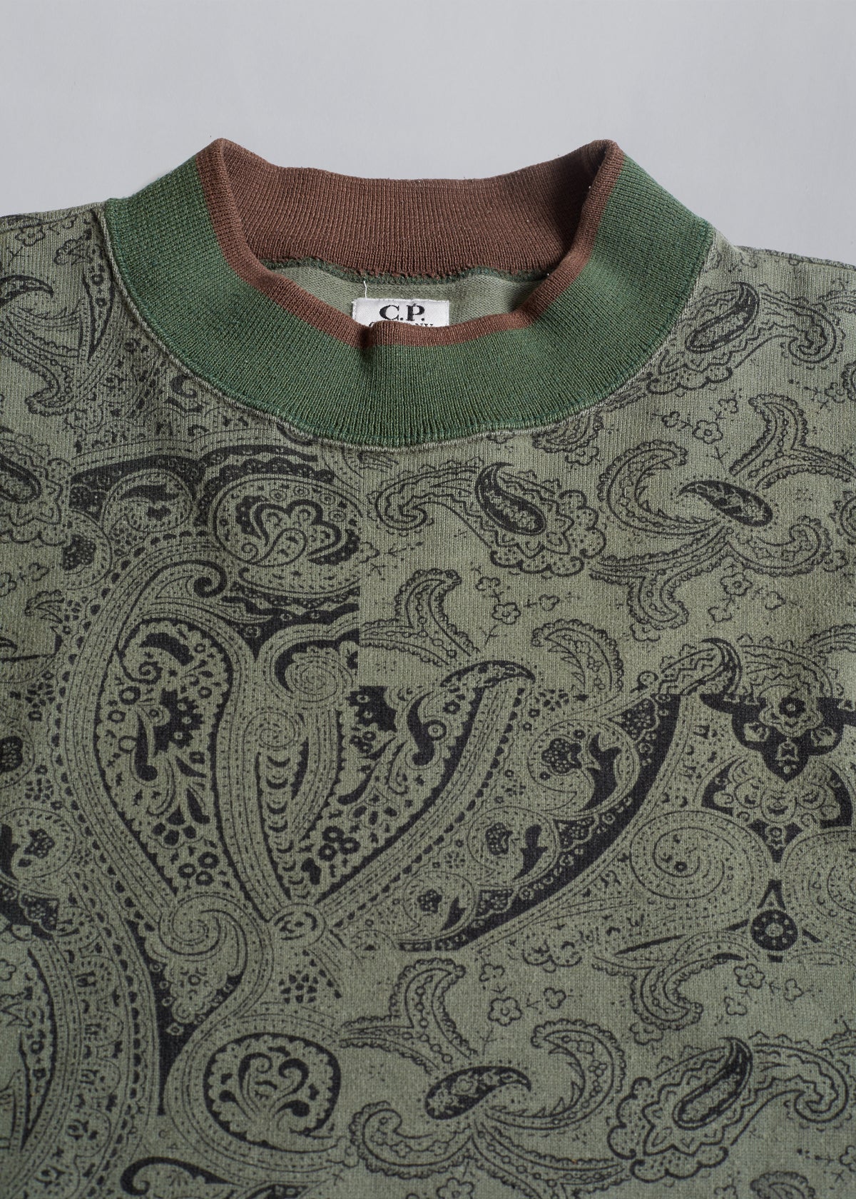 Paisley All Over Crewneck Sweatshirt 1980's - X-Large - The Archivist Store