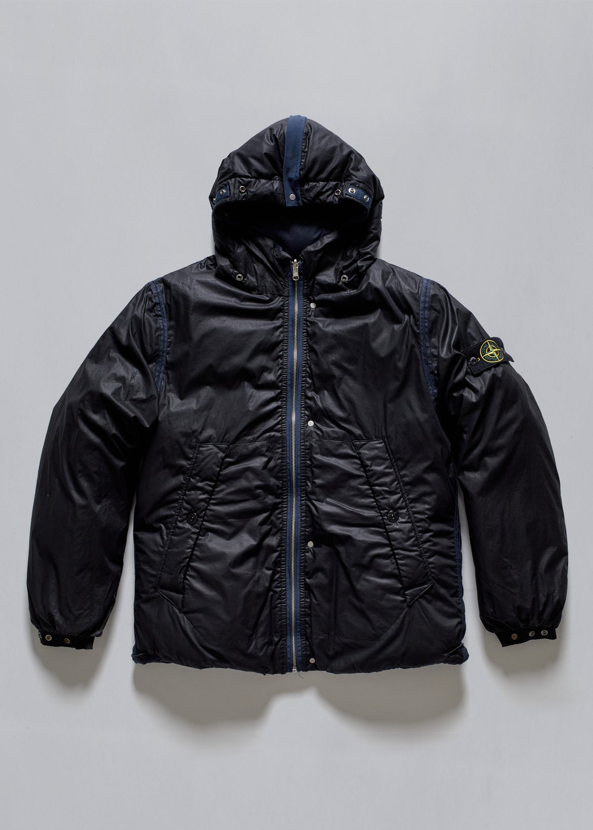 Reversible Goose Down Jacket Navy AW2010 - Large - The Archivist Store