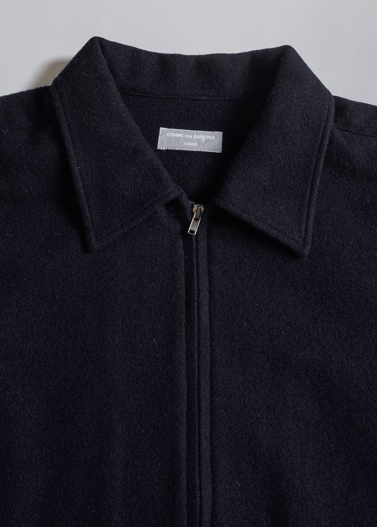 Homme Grey Lines Zip Work Jacket 1995 - Large - The Archivist Store