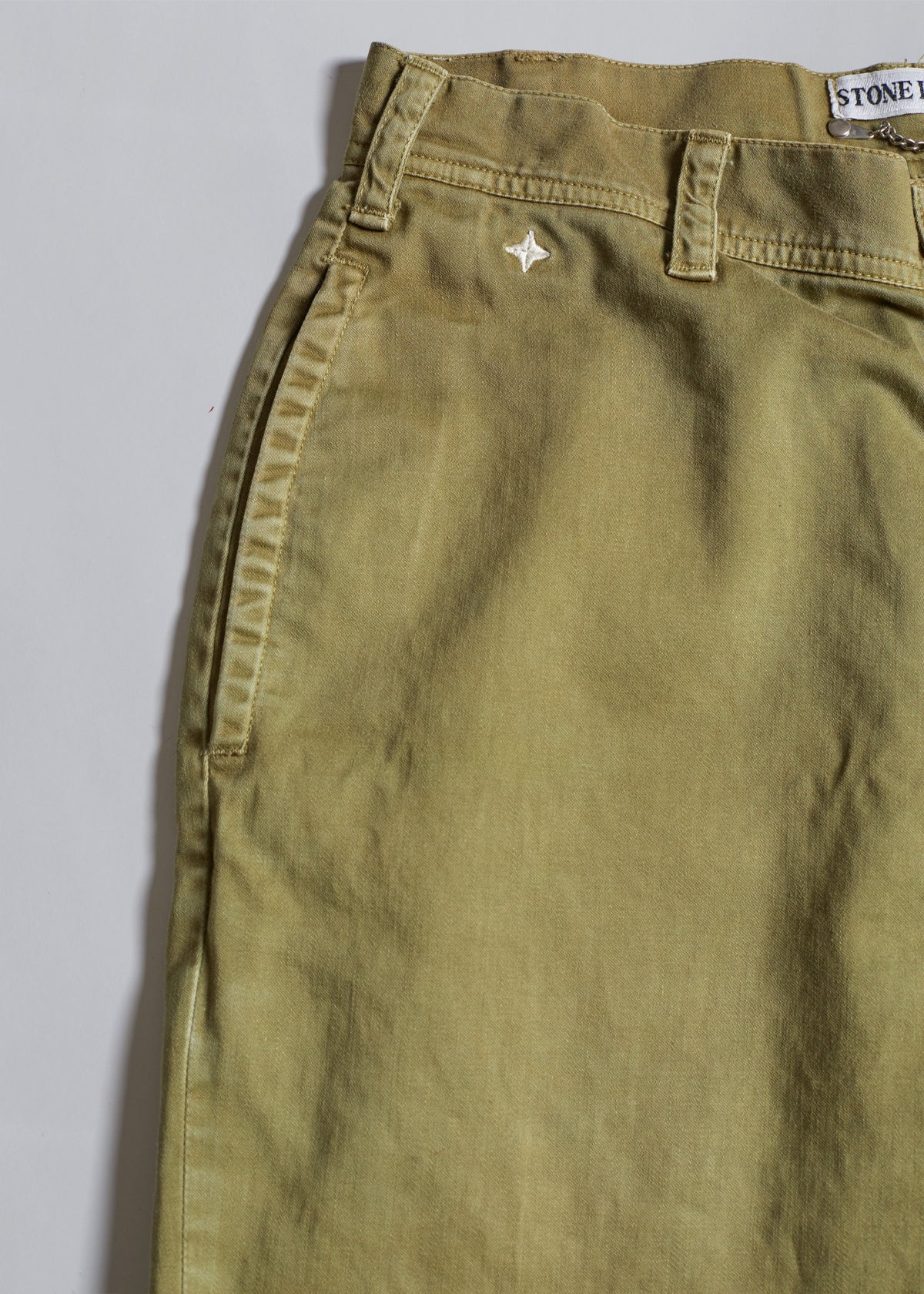 Rubber Logo Cotton Pants 1980s - 27 - The Archivist Store