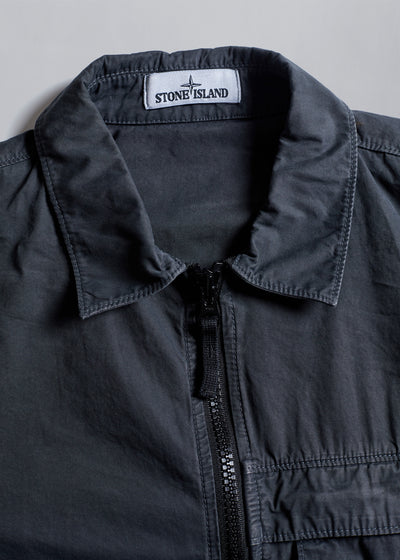 Zip Pocket Garment Dyed Overshirt AW2020 - X-Large - The Archivist Store