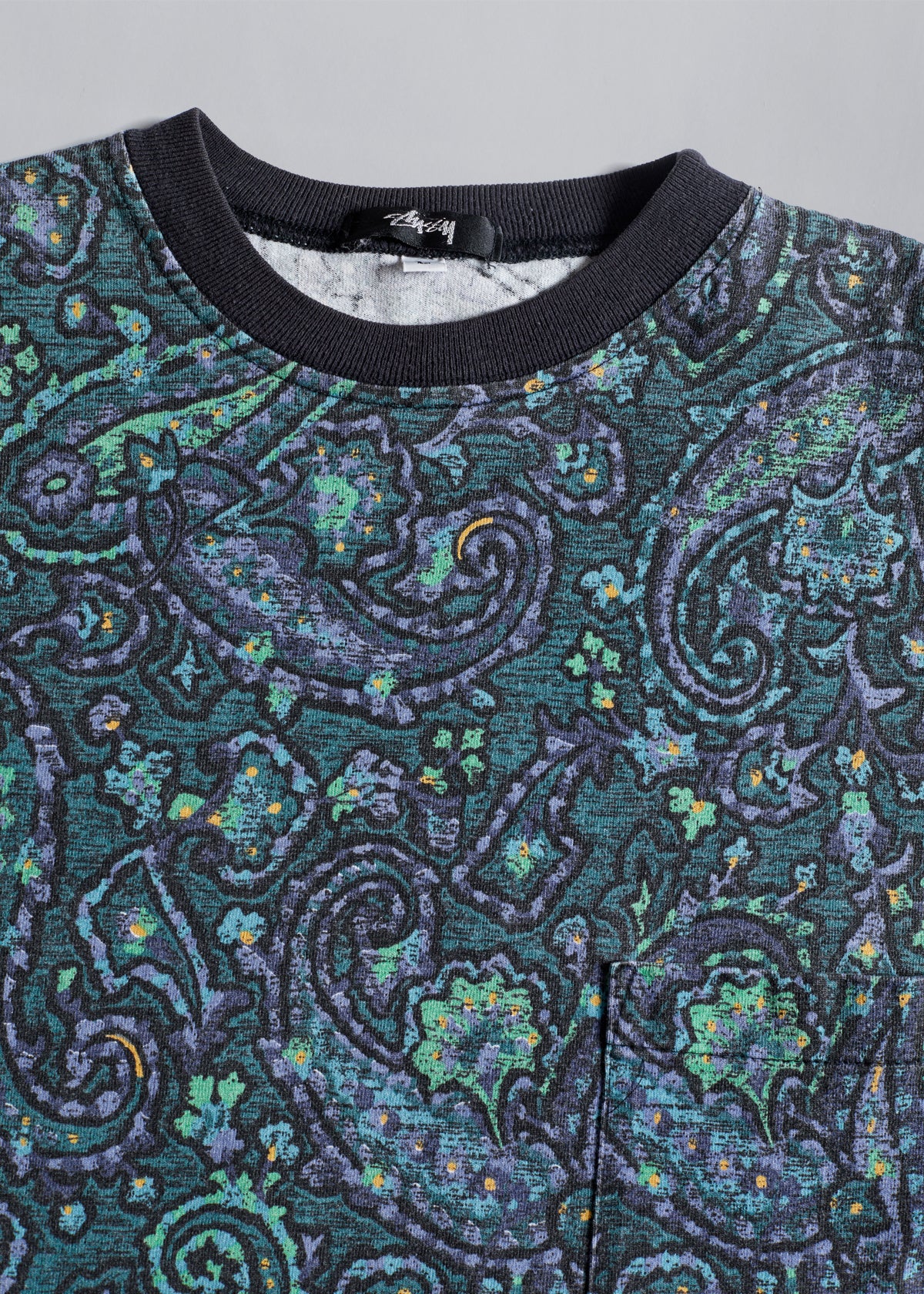 Paisley Allover T-Shirt 1990 - Large - The Archivist Store
