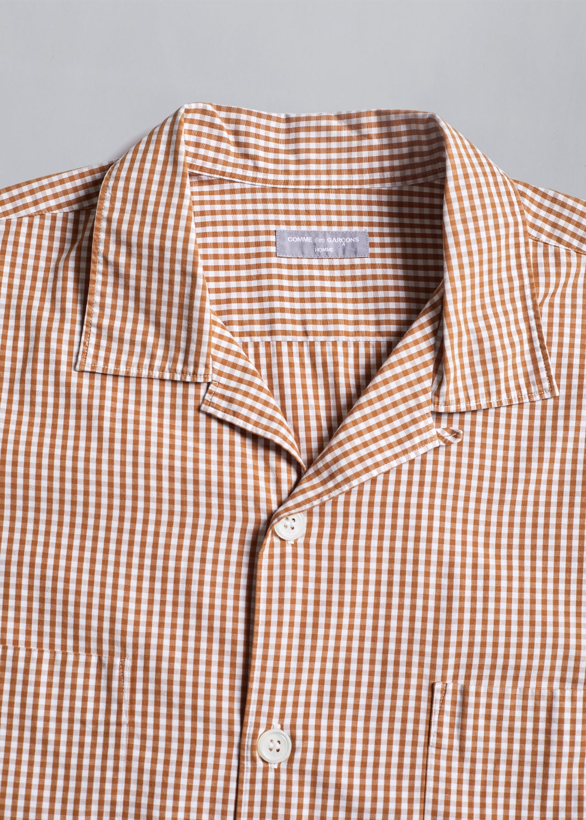 CDGH Brown Gingham Shirt 1999 - X-Large - The Archivist Store