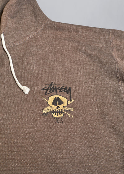 Fresh Foils Skull Hooded Sweatshirt 1991 - Large - The Archivist Store