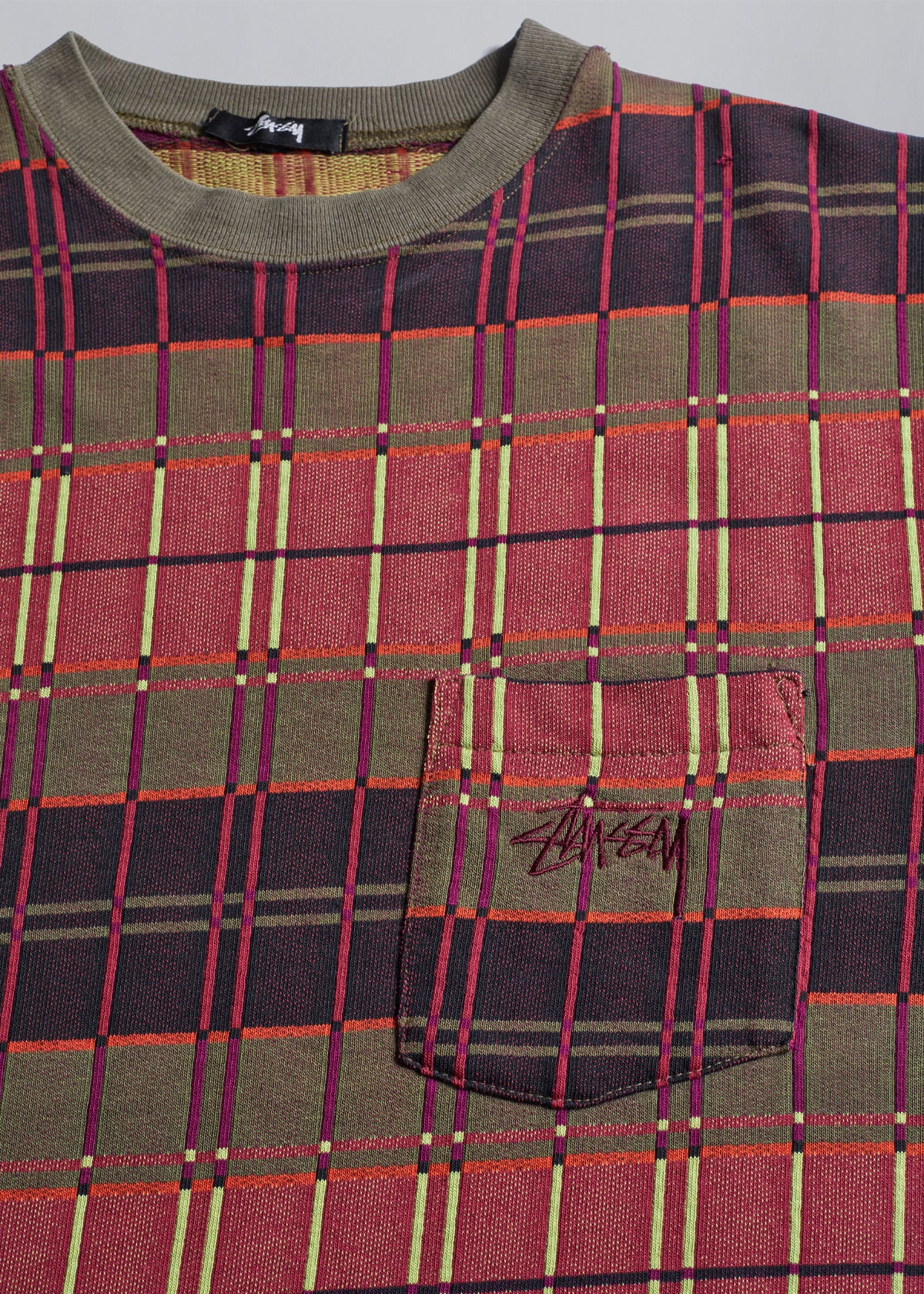 Checkered Weaved T-Shirt 1990 - Large - The Archivist Store