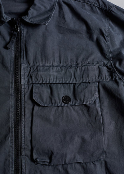 Zip Pocket Garment Dyed Overshirt AW2020 - X-Large - The Archivist Store