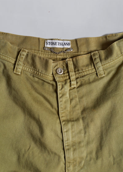 Rubber Logo Cotton Pants 1980s - 27 - The Archivist Store