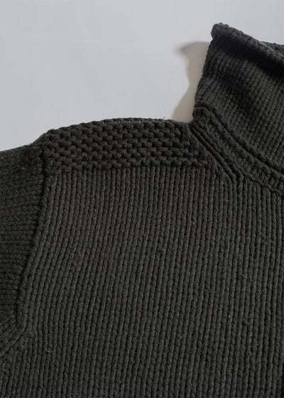 Heavy Wool  Zip Knit AW2000 - XX-Large - The Archivist Store