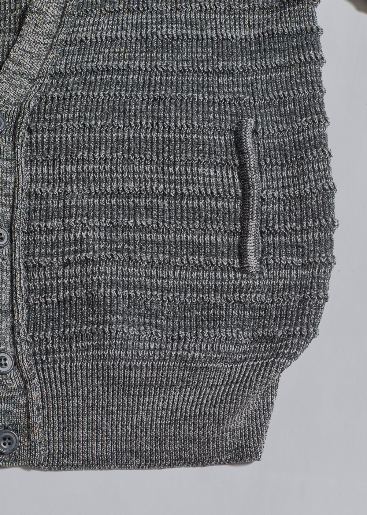 Stripped Cardigan 1980's - Large - The Archivist Store