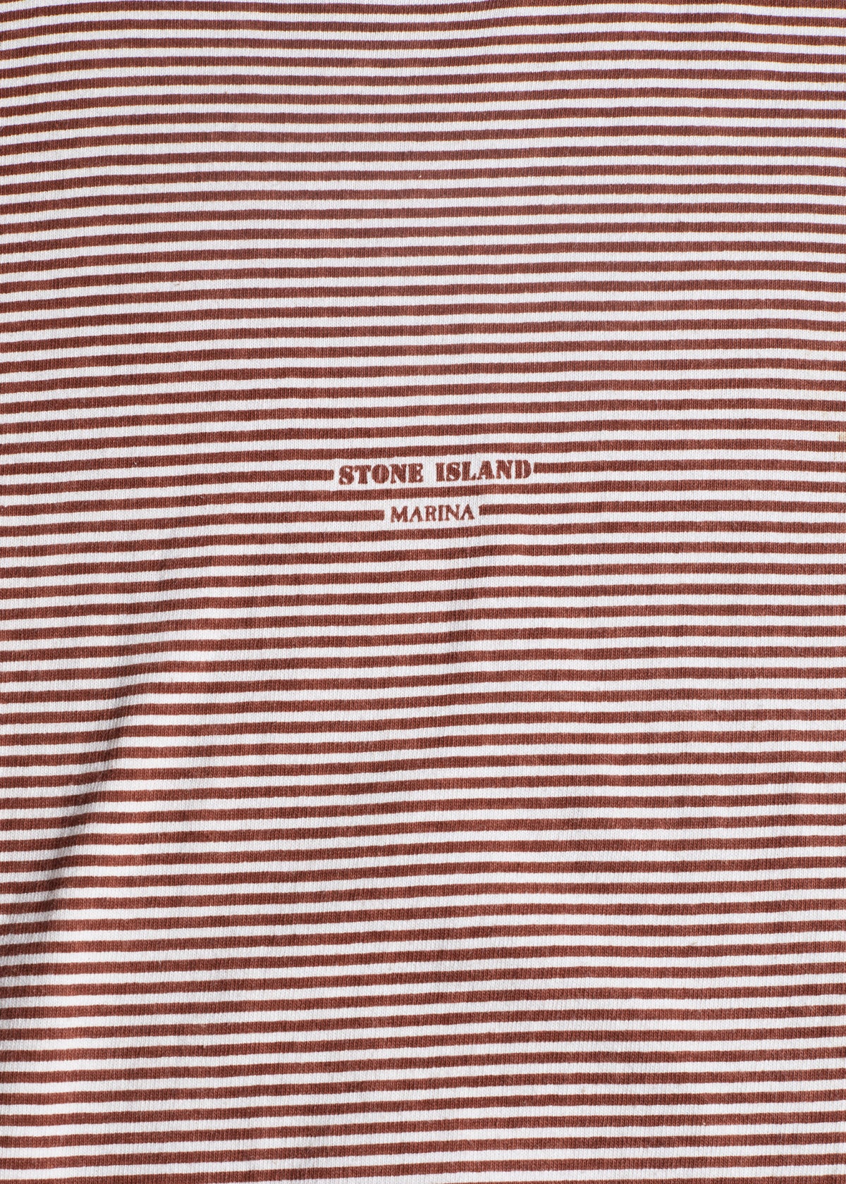Marina Striped Tee Red SS1987 - Large - The Archivist Store