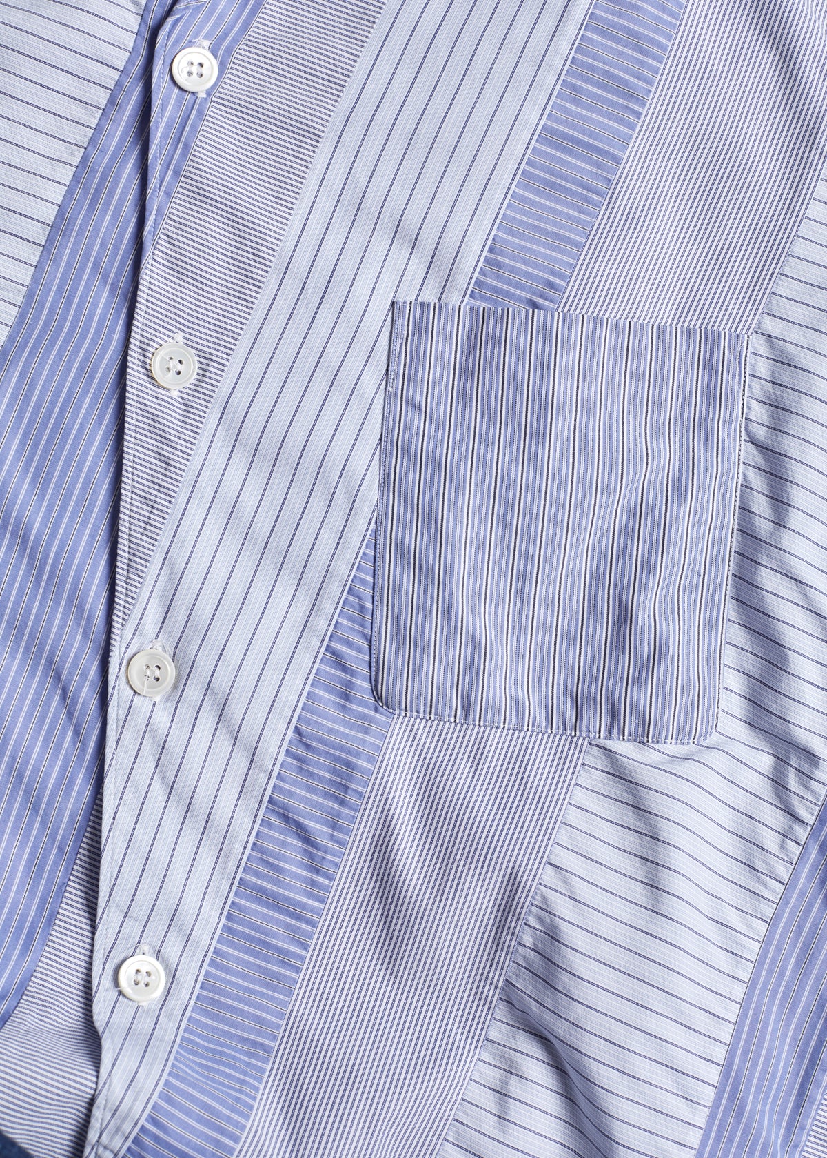 CDGH Oblique Lines Striped Shirt 1990's - Large - The Archivist Store