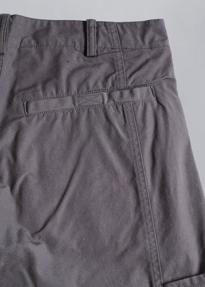 Asphalt Grey Velcro Pockets Short 1990's - Large - The Archivist Store