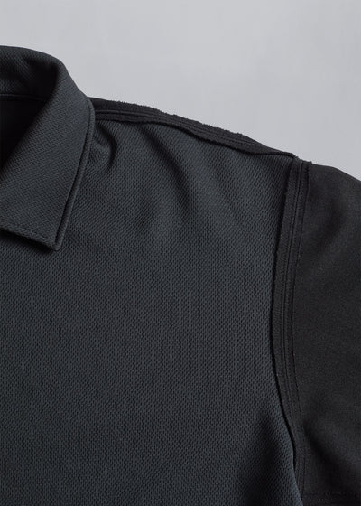 Homme - Medium Perforated Zip Polo Shirt 2004 -  Medium - The Archivist Store