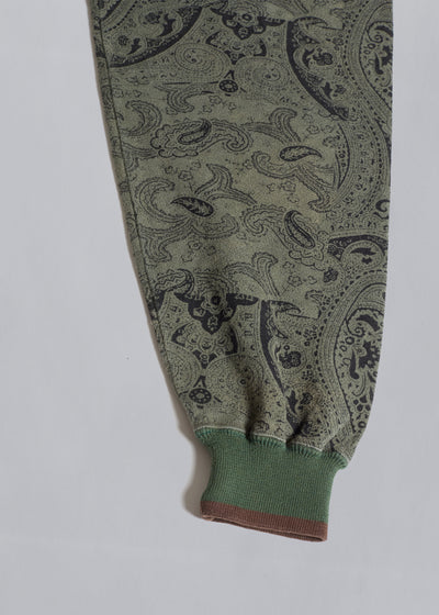 Paisley All Over Crewneck Sweatshirt 1980's - X-Large - The Archivist Store