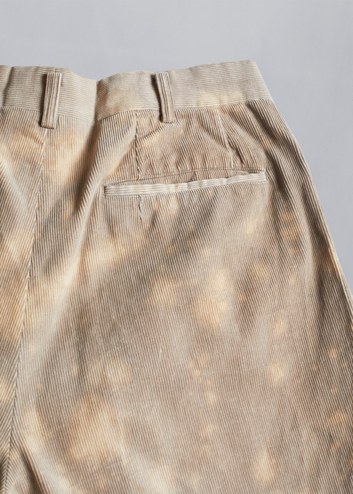 Homme Bleached Corduroy Pants AW1994 - Medium - The Archivist Store