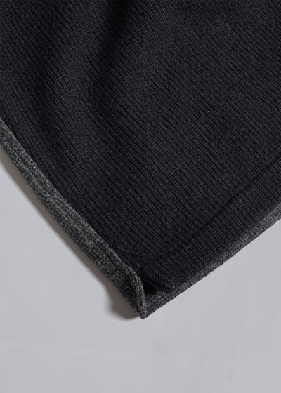 Homme Two Tones V Neck Sweater 1980's - Medium - The Archivist Store