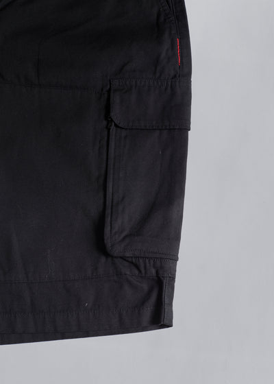 Black Classic Cargo Short Red Tag 1990's - Large - The Archivist Store