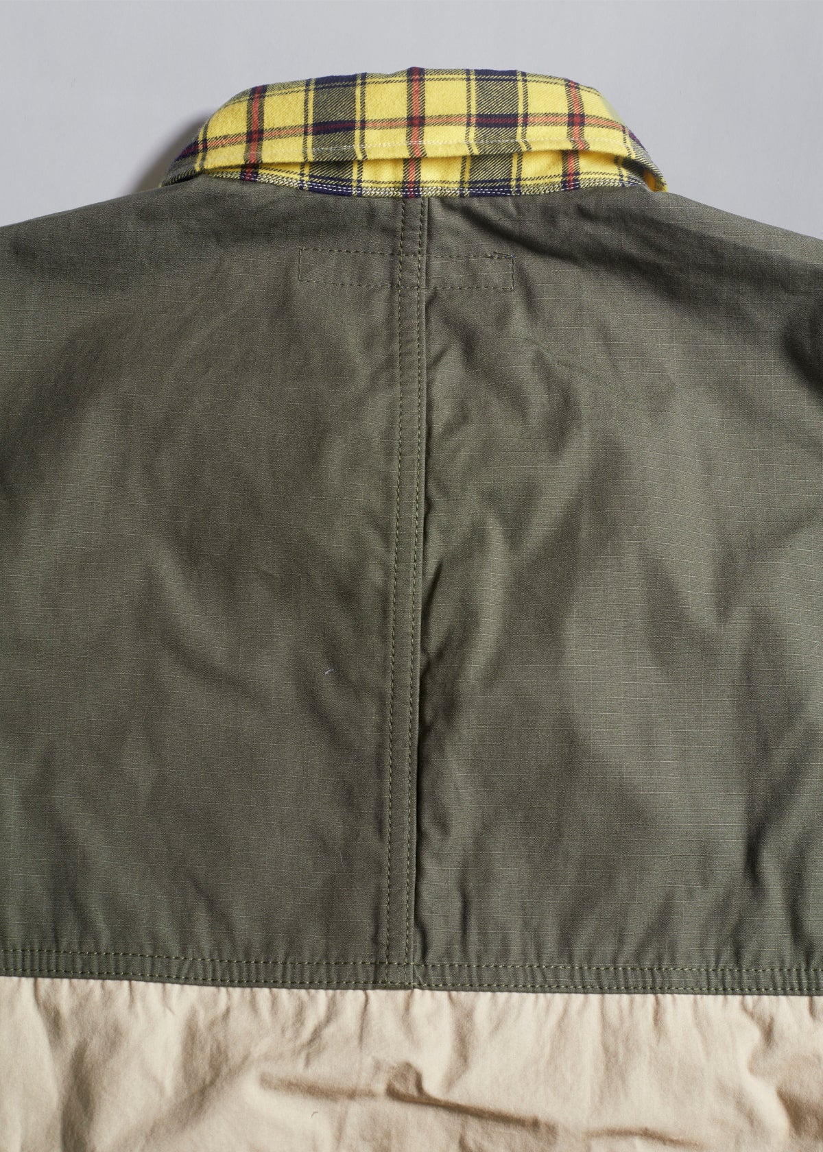 Tartan & Camo Patchwork Overshirt SS2020 - X-Large