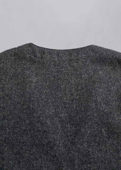 Homme Two Tones V Neck Sweater 1980's - Medium - The Archivist Store