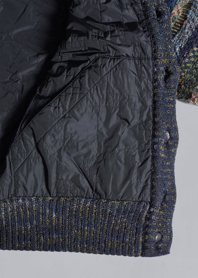 Boucle Wool Reversible Cardigan 1980's - X-Large - The Archivist Store