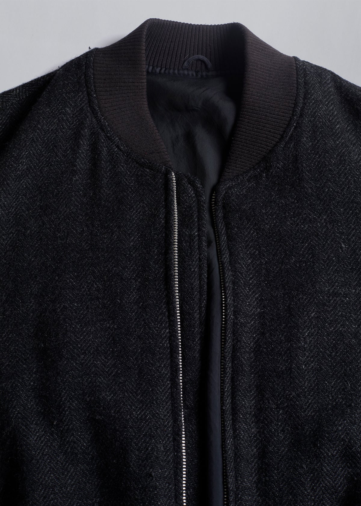 CDGH Herringbone Wool Bomber 1980's - Large - The Archivist Store