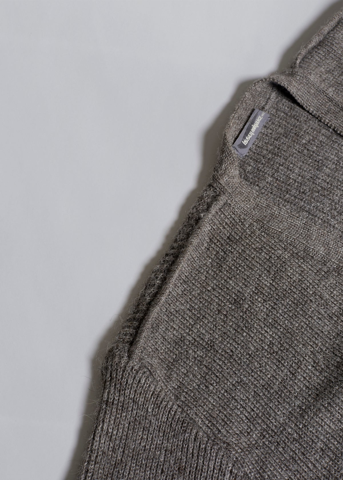 Mixed Lines Wool Cardigan 1980's - Large - The Archivist Store