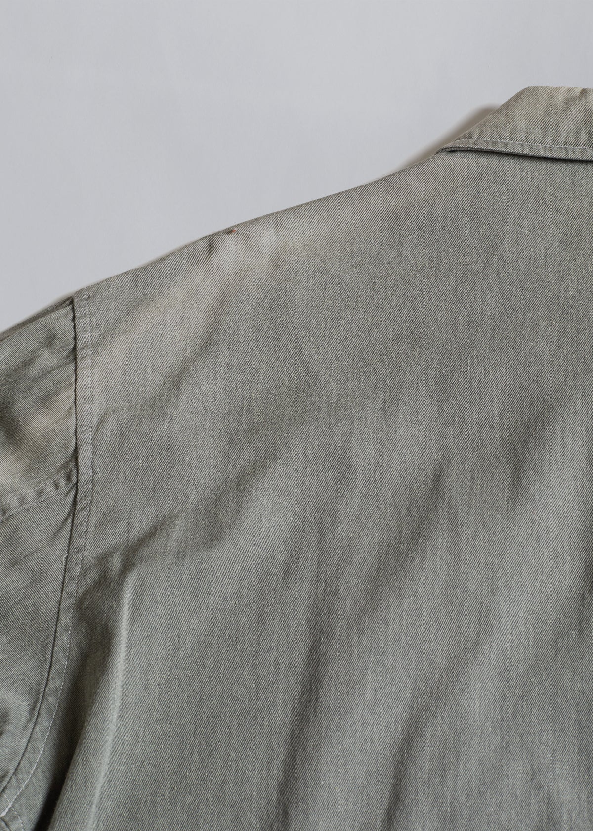 Homme Grey Cotton Zip Work Jacket 1988 - Medium - The Archivist Store