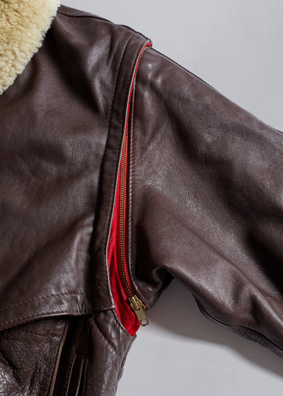 Modulable Leather Jacket AW1982 - 48IT - The Archivist Store